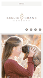 Mobile Screenshot of lesliecranephotography.com