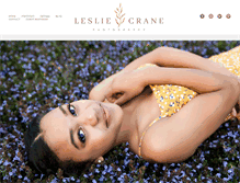Tablet Screenshot of lesliecranephotography.com